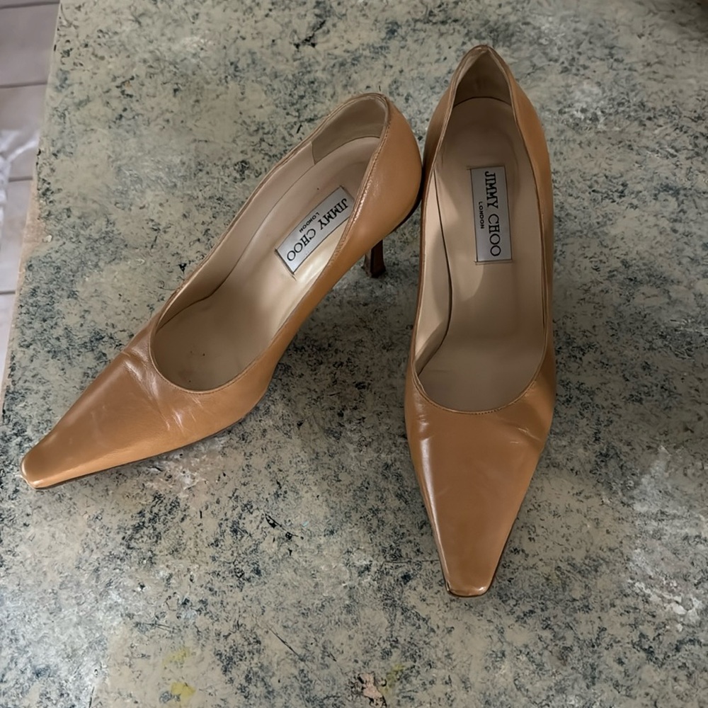Jimmy Choo Tan Heels